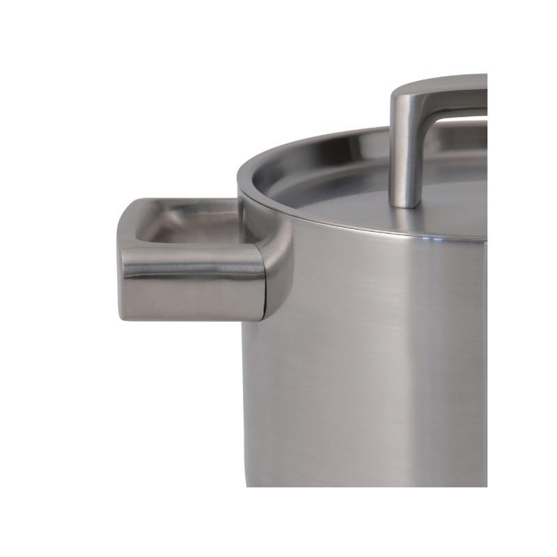 BergHOFF Ron 7″ 18/10 Stainless Steel 5-Ply Covered Casserole 3.2Qt.