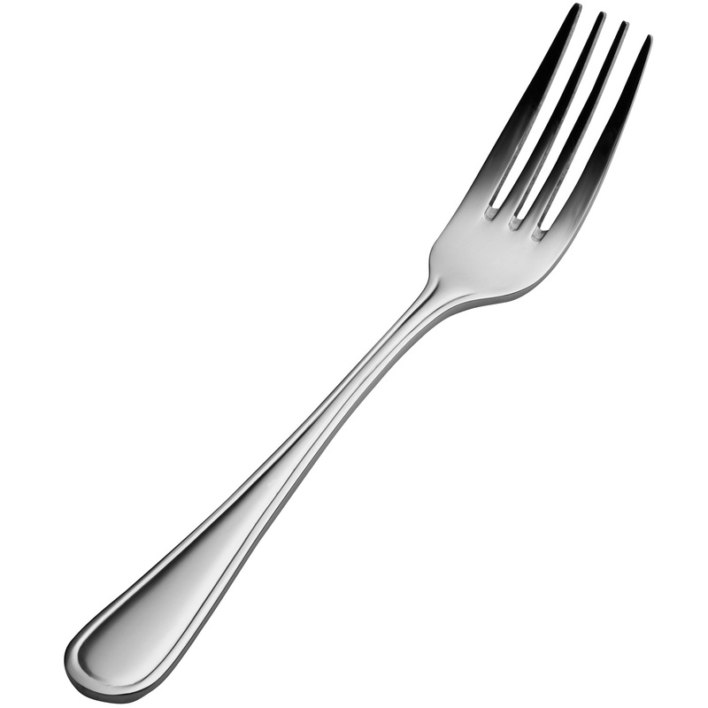 Bon Chef SBS306 Tuscany 8 1/4″ 18/0 Extra Heavy Weight Bonsteel Dinner Fork – 12/Pack