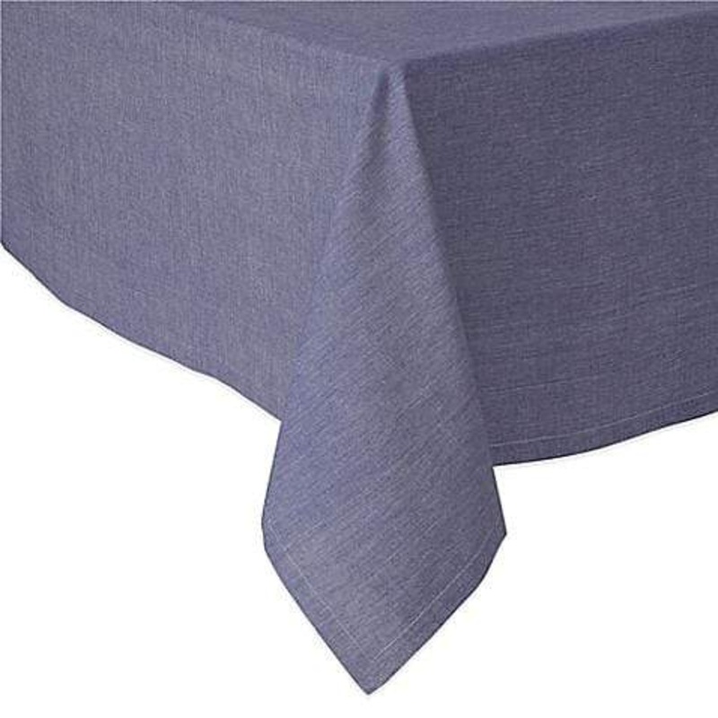 Chambray 70in x 90in Tablecloth in Navy