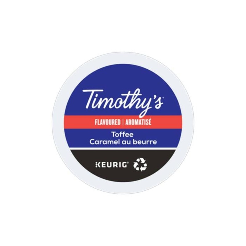 Timothy’s Toffee (Formerly Winter Carnival) K-Cup Recyclable Pods (Case of 96)