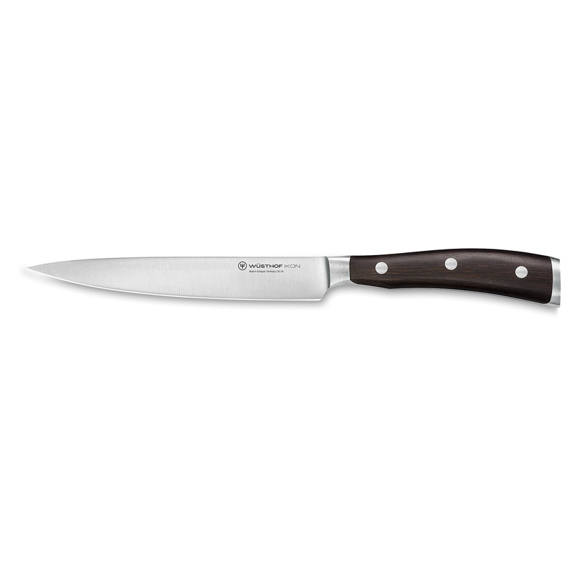 Wusthof Ikon Blackwood 6 Inch Utility Knife