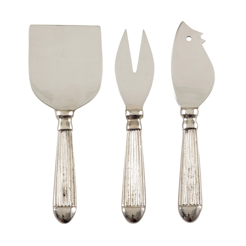 Ribbed Cheese Cutlery, Set/3