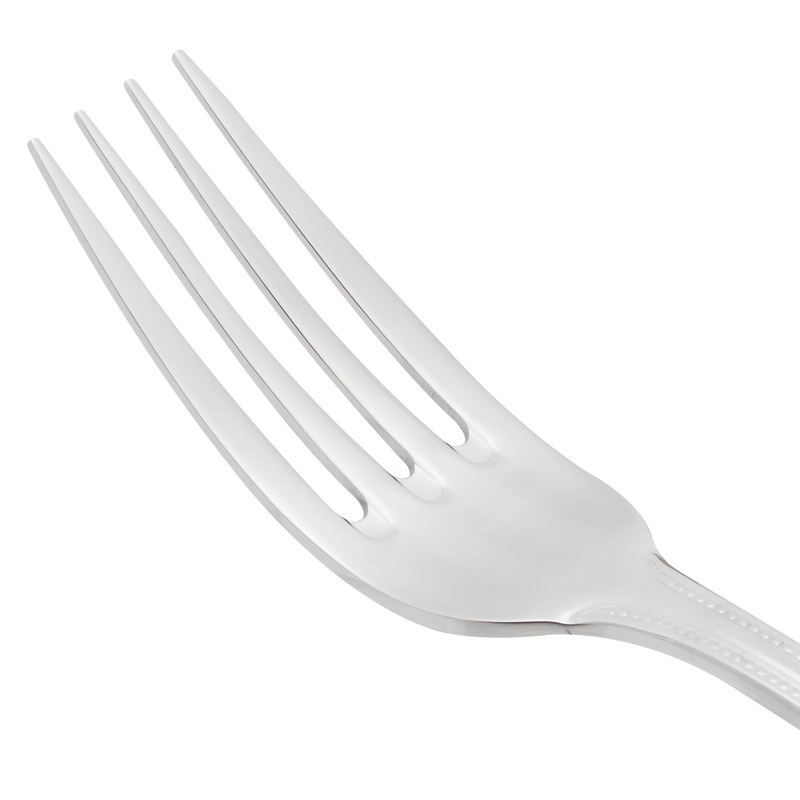 World Tableware 407 039 Calais 8 1/4″ 18/8 Stainless Steel Extra Heavy Weight European Dinner Fork – 12/Pack