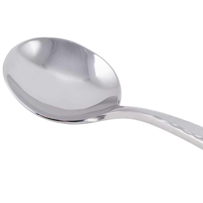 World Tableware 931 016 Chivalry 18/8 Extra Heavy Weight Stainless Steel 6 5/8″ Bouillon Spoon – 12/Pack
