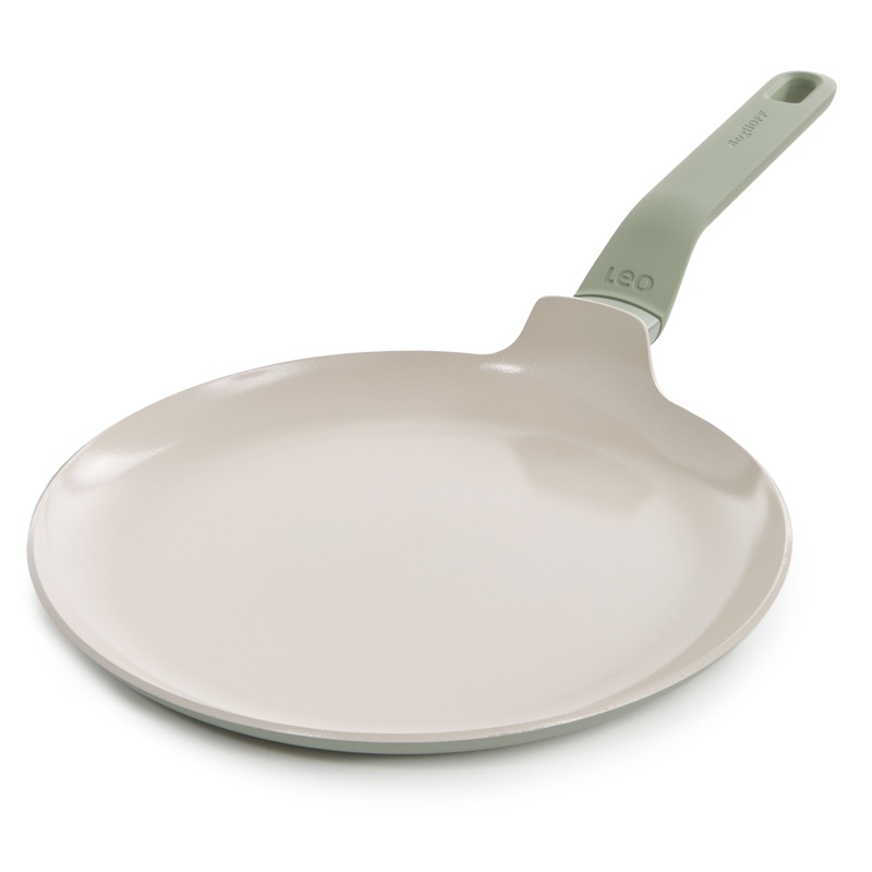 BergHOFF Balance Nonstick Ceramic Pancake Pan 10.25″, Recycled Aluminum, Sage