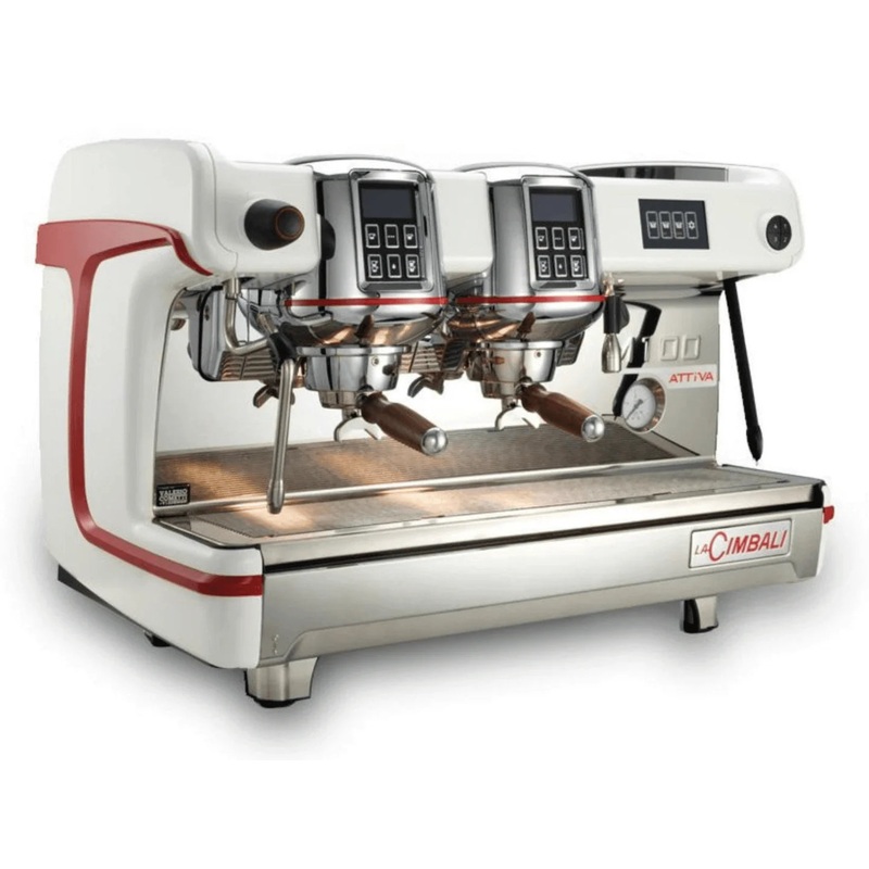 La Cimbali M100RE DT/2 GTi 6P  2 Group Commercial Espresso Machine (White)