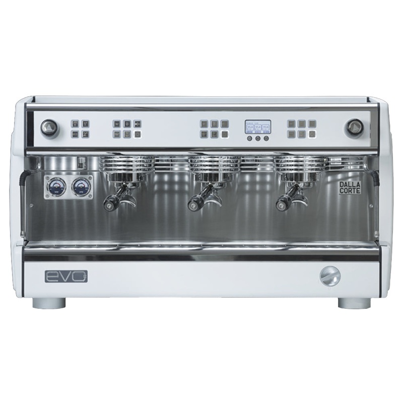 Dalla Corte Evo 2 Espresso Machine – 3-Group Arctic White
