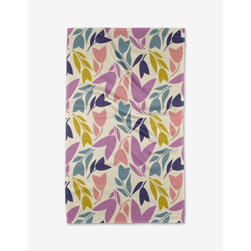 Geometry Tulip Tumble Tea Towel