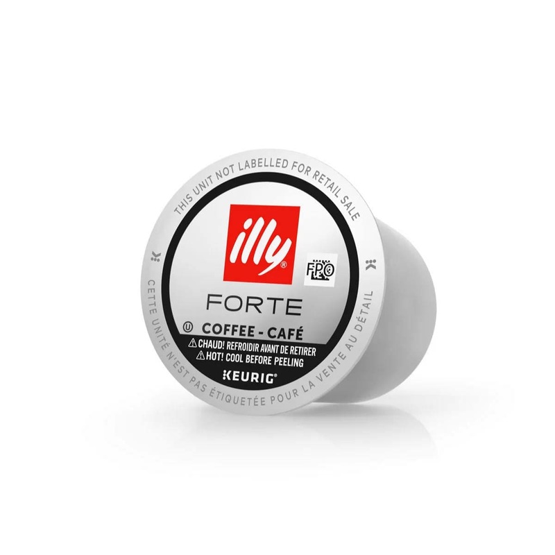 Illy Forte Extra Bold Roast (Extra Dark Roast) K-Cup Pods (Box of 10)