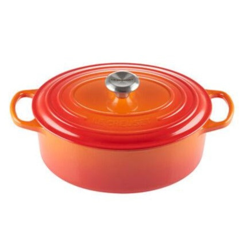 Le Creuset – 5 Qt. Signature Oval Oven – Flame