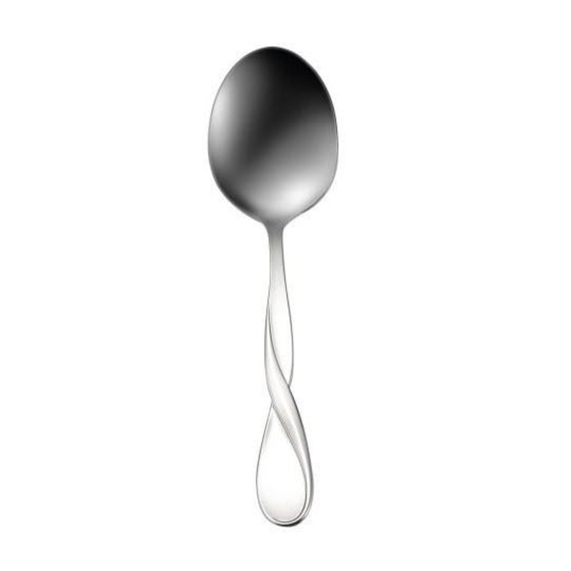 Oneida Aquarius Casserole Spoon – All glossy Handle – Quality 18/10 Stainless Flatware