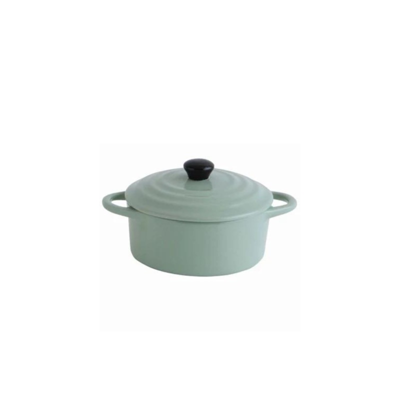 Stoneware Mini Baker with Lid – Cottage Green