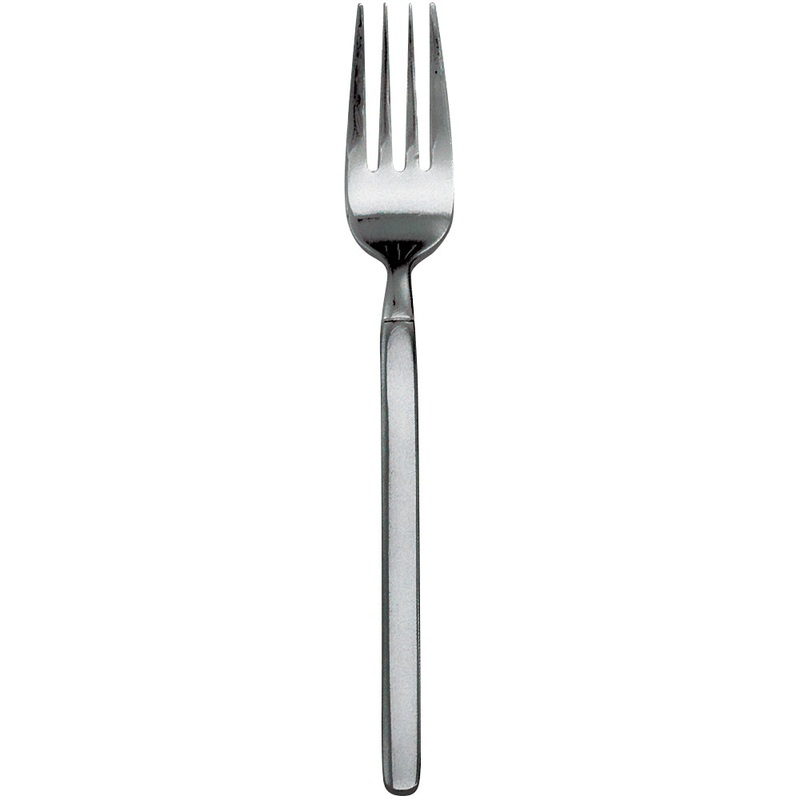 Walco 2505FS Vogue 7 5/8″ 18/10 Stainless Steel Extra Heavy Weight Dinner Fork with Fieldstone Finish – 12/Pack