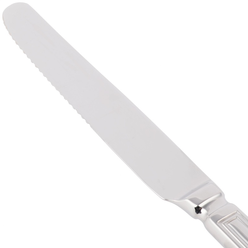 World Tableware 578 5512 Fairfield 9 7/8″ 18/0 Stainless Steel Heavy Weight Dinner Knife with Bolster – 12/Pack
