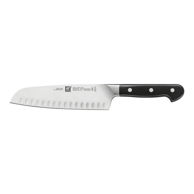 Zwilling J.A. Henckels Zwilling Pro 7″ Hollow Edge Santoku Knife