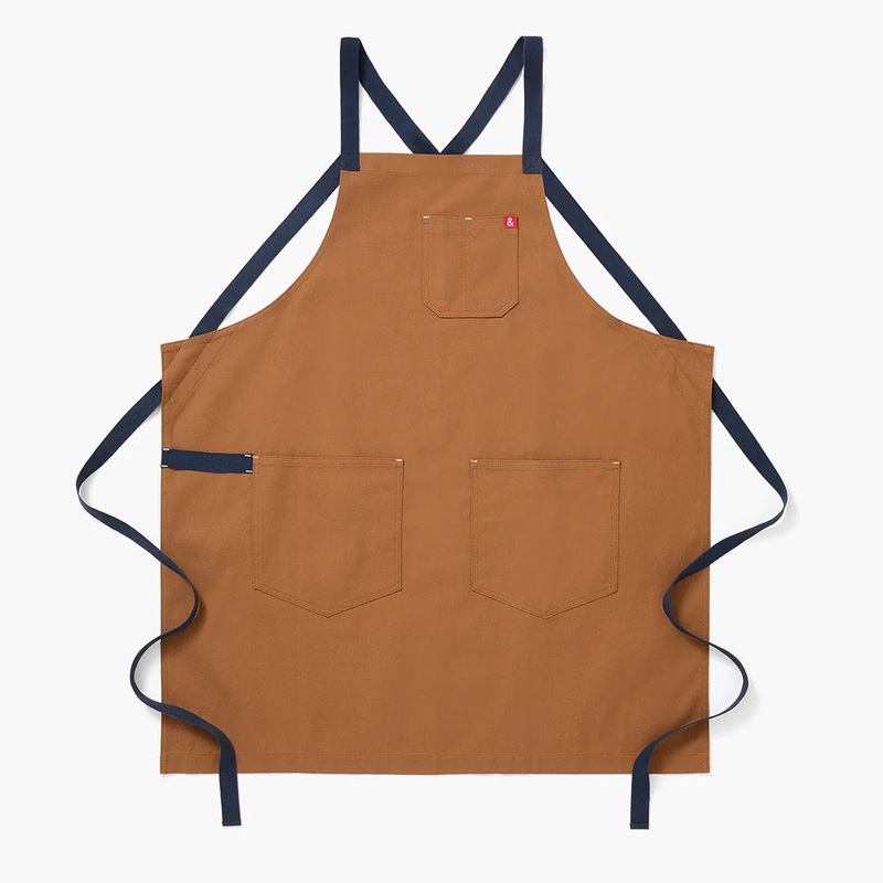Hedley & Bennett Crossback Apron – Denver Brown