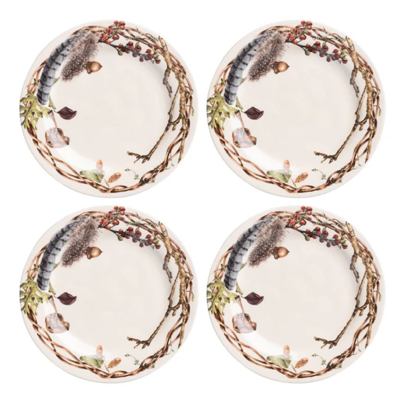 Juliska Forest Walk Party Plates Set/4