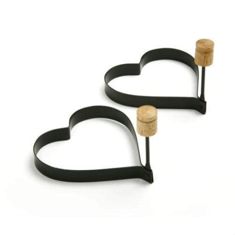 Norpro Heart Shaped Egg & Pancake Rings (Set of 2)