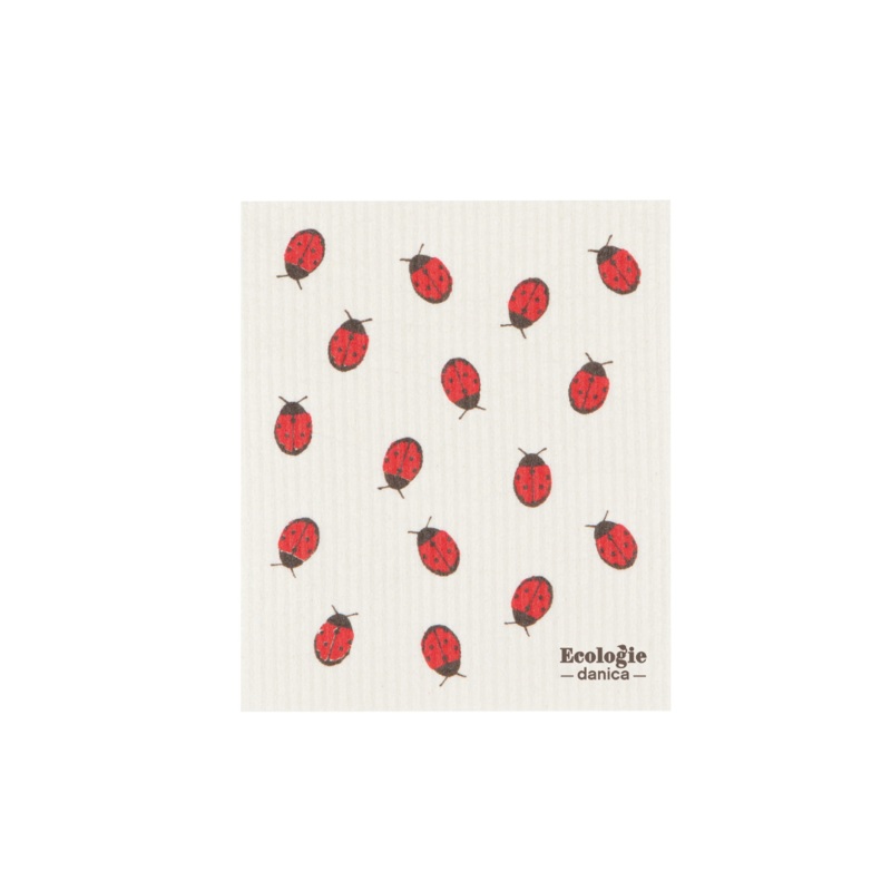 Swedish Sponge Cloth – Fly Away Ladybug