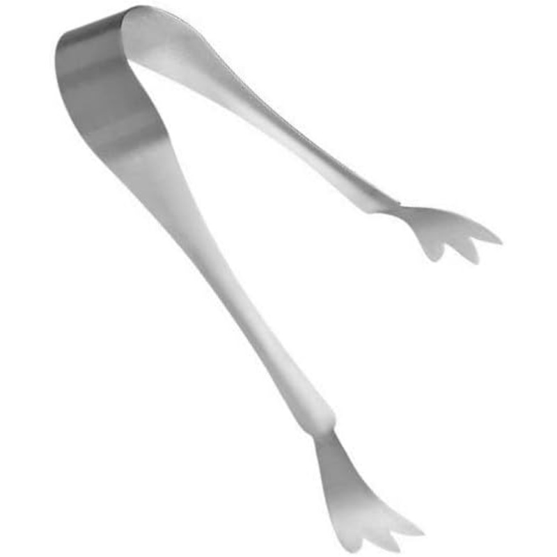 6-1/4″ Stainless Steel Ice Tongs Claw Style- Ice Tongs Serving Tongs Sugar Tongs Kitchen Tongs Appetizers Tongs for Coffee Bar Tea Party Desserts Party Sugar and Ice Bucket
