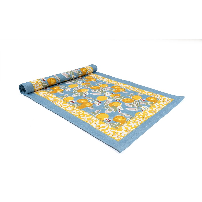 Citron Blue & Yellow Runner