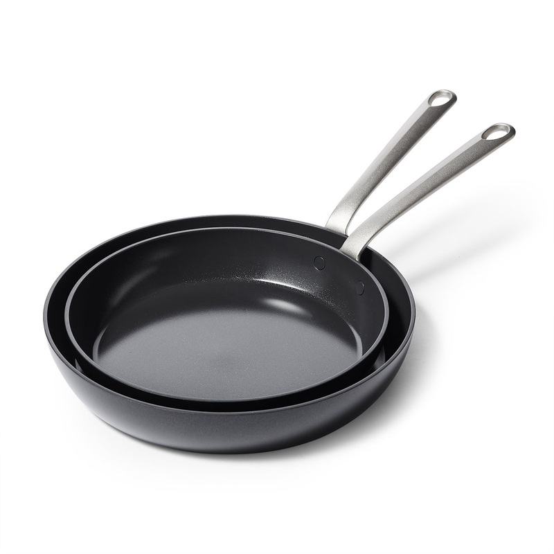 Craft Noire Ceramic Nonstick 10″ and 12″ Frypan Set