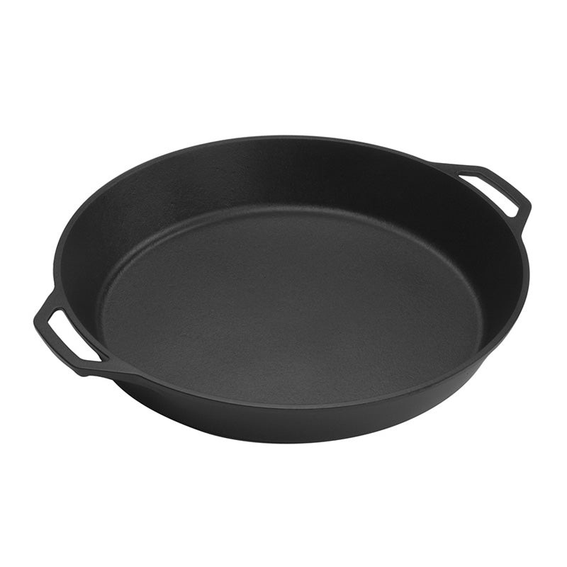 Lodge Seasoned Cast Iron Double Handled Skillet 17″