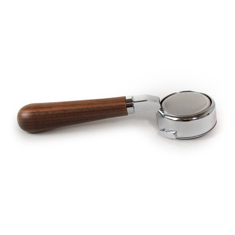 Gaggia Bottomless Portafilter Complete 21g Basket – Walnut Handle