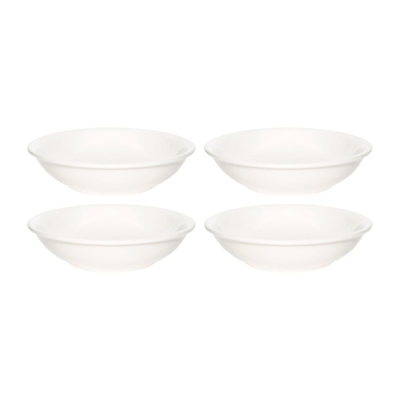 Gourmet dia.6″ h:1.5″ 11 oz. Round Warm White Porcelain Bowl (Set of 4)