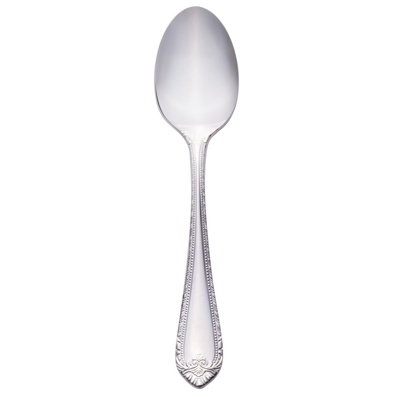 Reed & Barton RB120-007 London 4 1/4″ 18/10 Stainless Steel Extra Heavy Weight Demitasse Spoon – 12/Pack