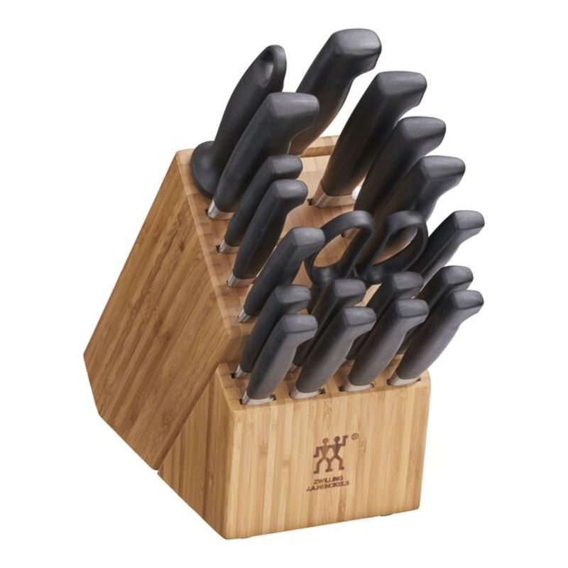 Zwilling Four Star – 20-pc, Knife block set, natural