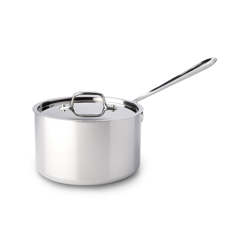 All-Clad Stainless Steel 1 qt. Saucepan