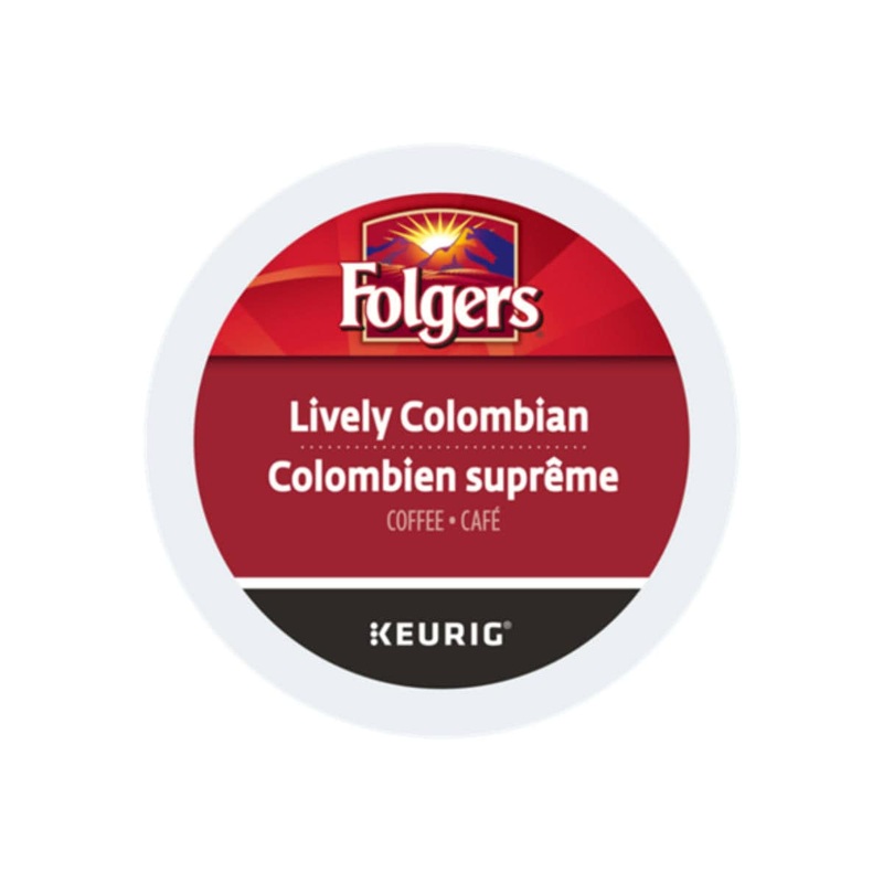 Folgers Gourmet Selections: Lively Colombian K-Cup Pods (Box of 24)