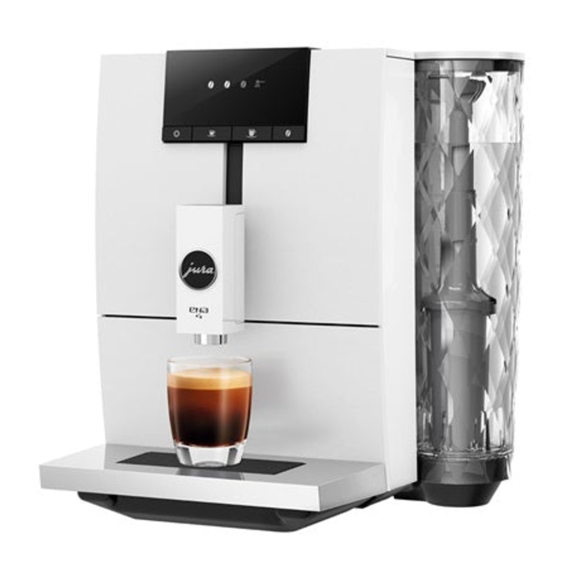 Jura Ena 4 Superautomatic Espresso Machine – Nordic White – Open Box