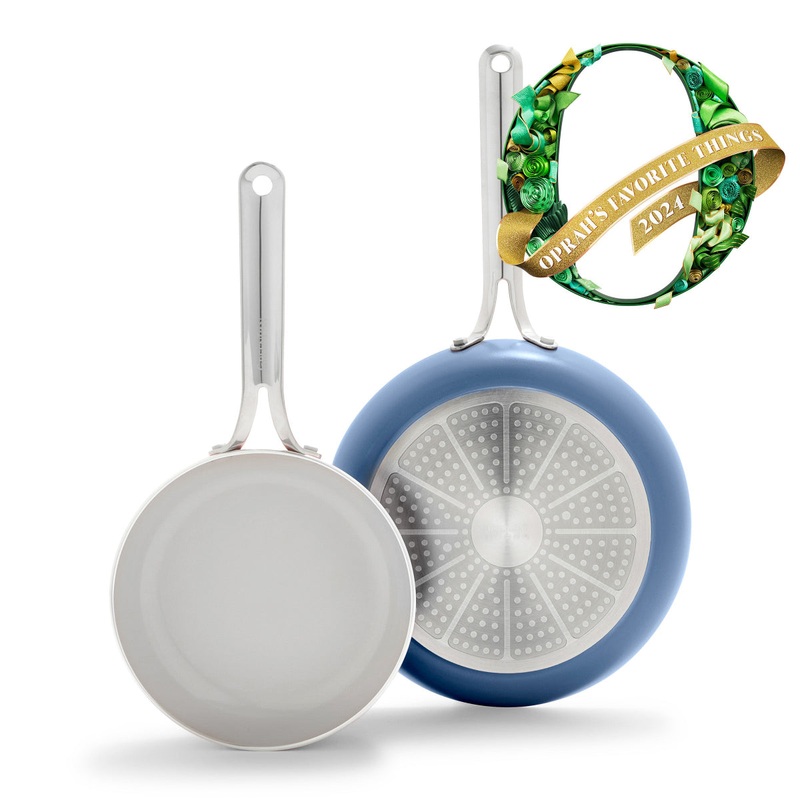 Nova Ceramic Nonstick 8″ and 10″ Frypan Set | Ocean