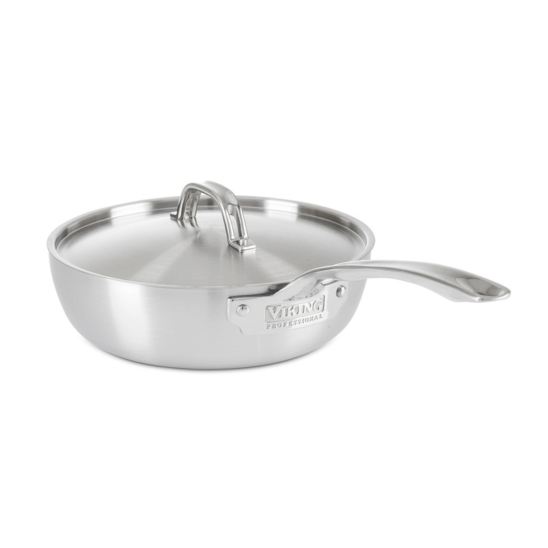 Viking Professional 5-Ply Stainless Steel 3.0 Qt Saucier