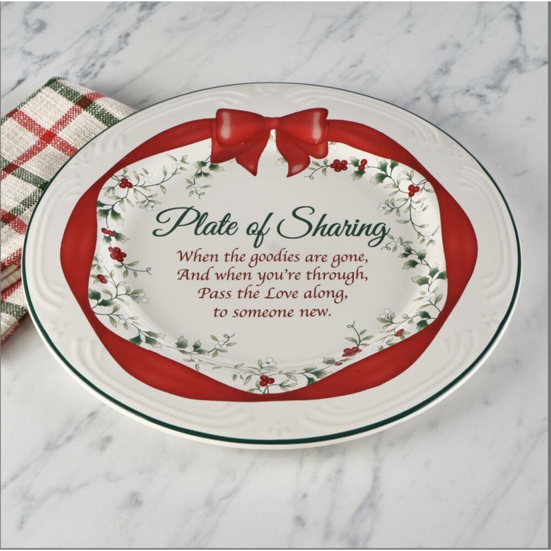 Winterberry Ribbon Sharing Plate
