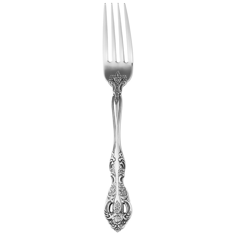 Oneida 2765FPLF Michelangelo 7 1/4″ 18/10 Stainless Steel Extra Heavy Weight Dinner Fork – 12/Pack