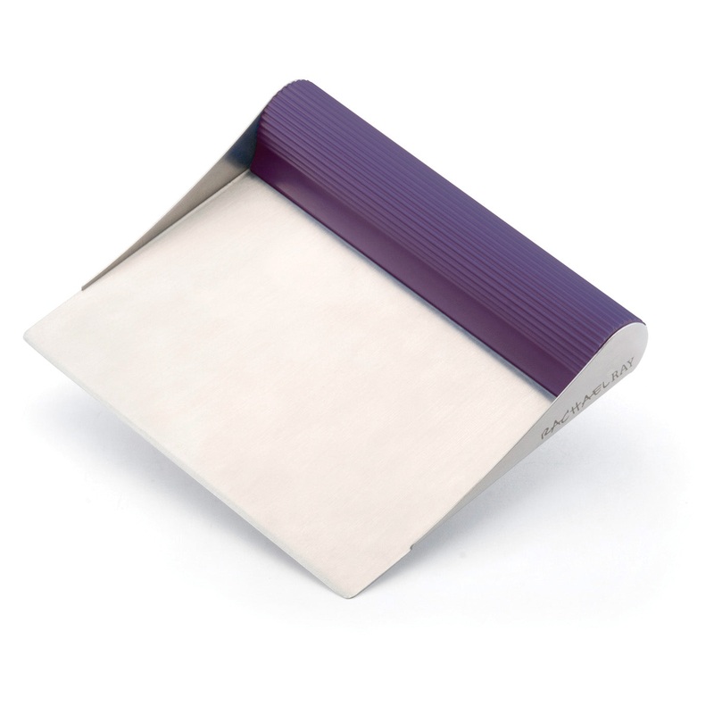 Rachael Ray Tools & Gadgets Stainless Steel Bench Scrape, Purple