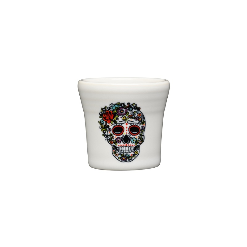 SKULL AND VINE Sugar 1 1/2 OZ Ceramic Shot Glass