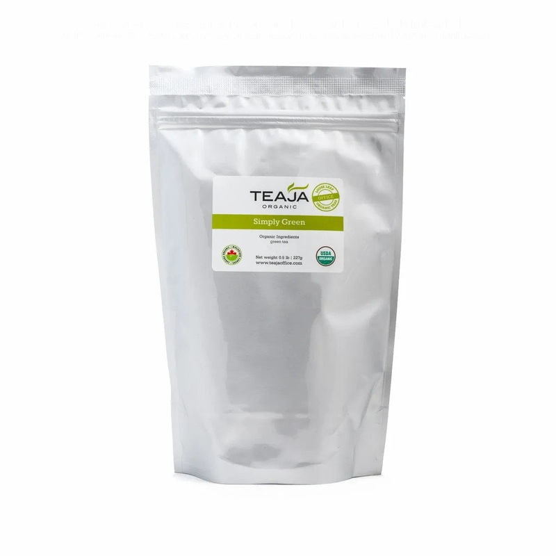 Teaja Simply Green Organic Loose Leaf Tea (0.5lb)