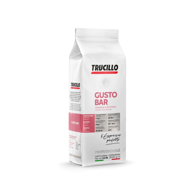 Trucillo Gusto Bar (formerly Gran Horeca) Espresso – 1kg / 2.2lbs Bag of Whole Bean Coffee