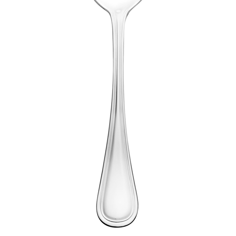 Walco 7107 Marcie 7 1/4″ 18/0 Stainless Steel Heavy Weight Dessert Spoon – 12/Pack