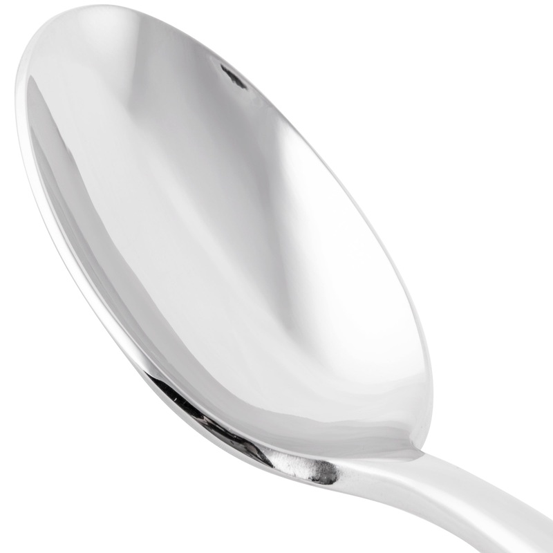 World Tableware 982 002 Contempra 7 1/4″ 18/8 Stainless Steel Extra Heavy Weight 7 1/4″ Dessert Spoon – 12/Pack