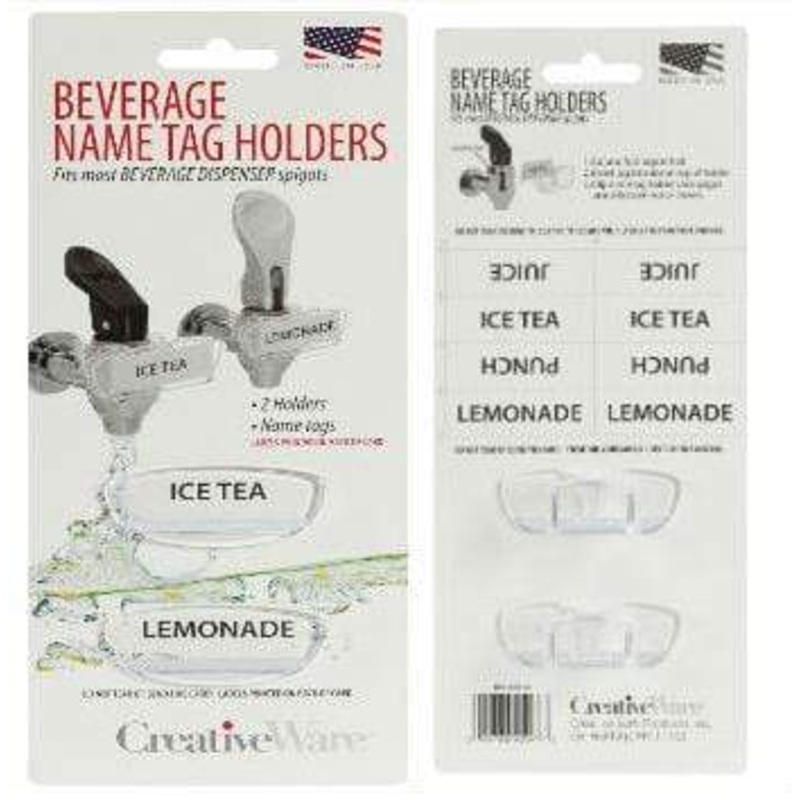 Beverage Spigot Tags (Set of 2)