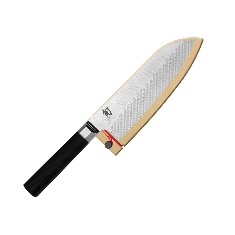 Shun Dual Core – 7″ Santoku Knife w/Saya