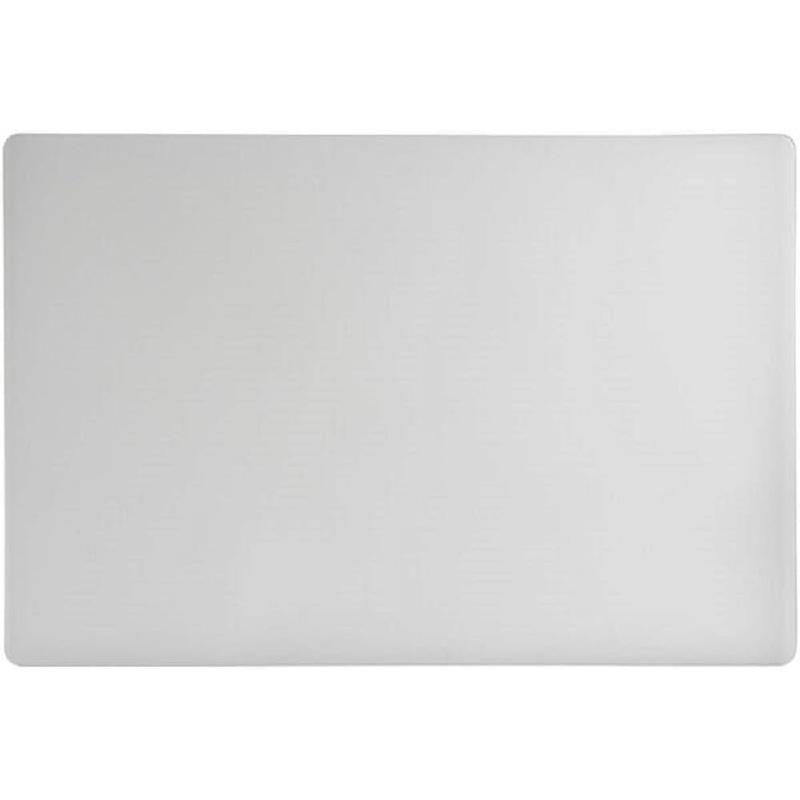 Utility Cutting Board White Color Plastic- Thick Non-Skid Plastic Chopping Board Cutting Board for Kitchen Meat Vegetables Fruits Home Restaurants Dishwasher Safe
