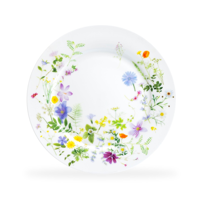 10.5″ Summer Meadow Bone China Dinner Plate