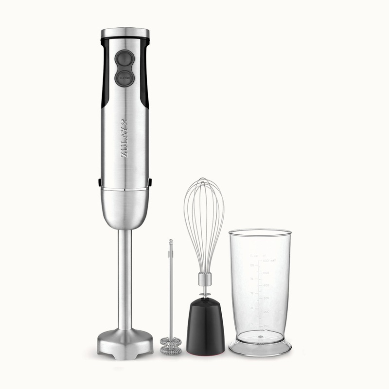 3-in-1 Immersion Blender Handheld – Powerful 800 Watt 12 Speed Emulsion Mixer