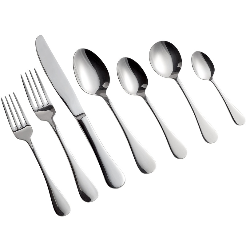 Acopa Vernon 6 3/4″ 18/0 Stainless Steel Heavy Weight Salad Fork – 12/Pack